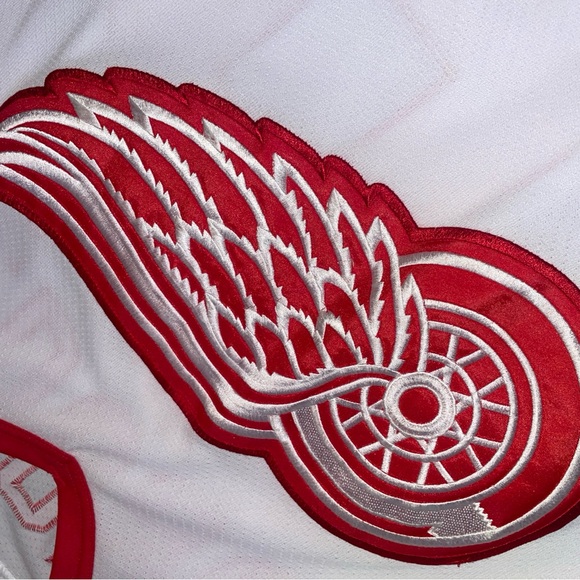 Sergei Fedorov starter Detroit Red Wings Jersey Mens Xl White Sewn 90s Clean nhl - Picture 6 of 8